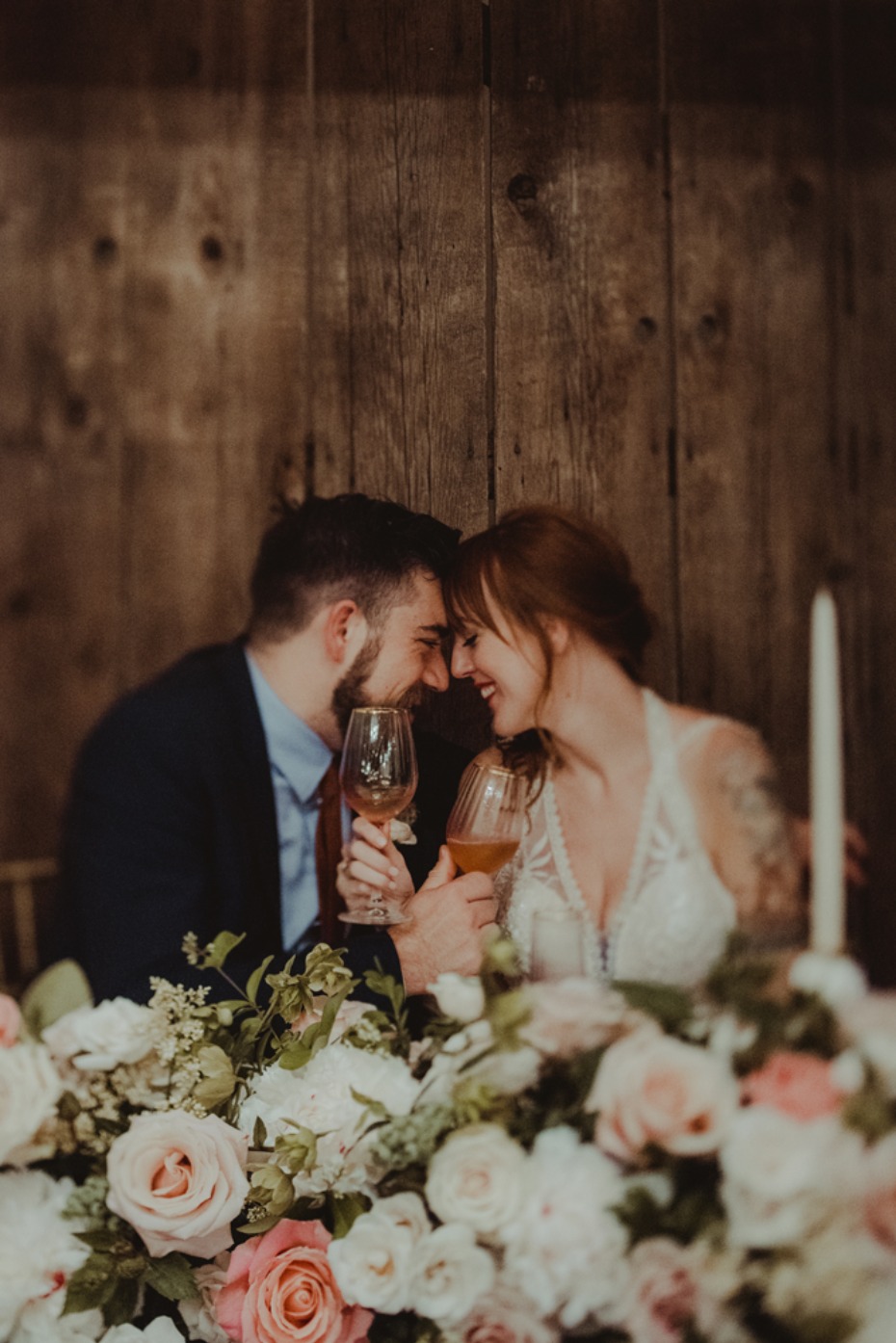 Couple drinking wine photo by anna caitlin photography