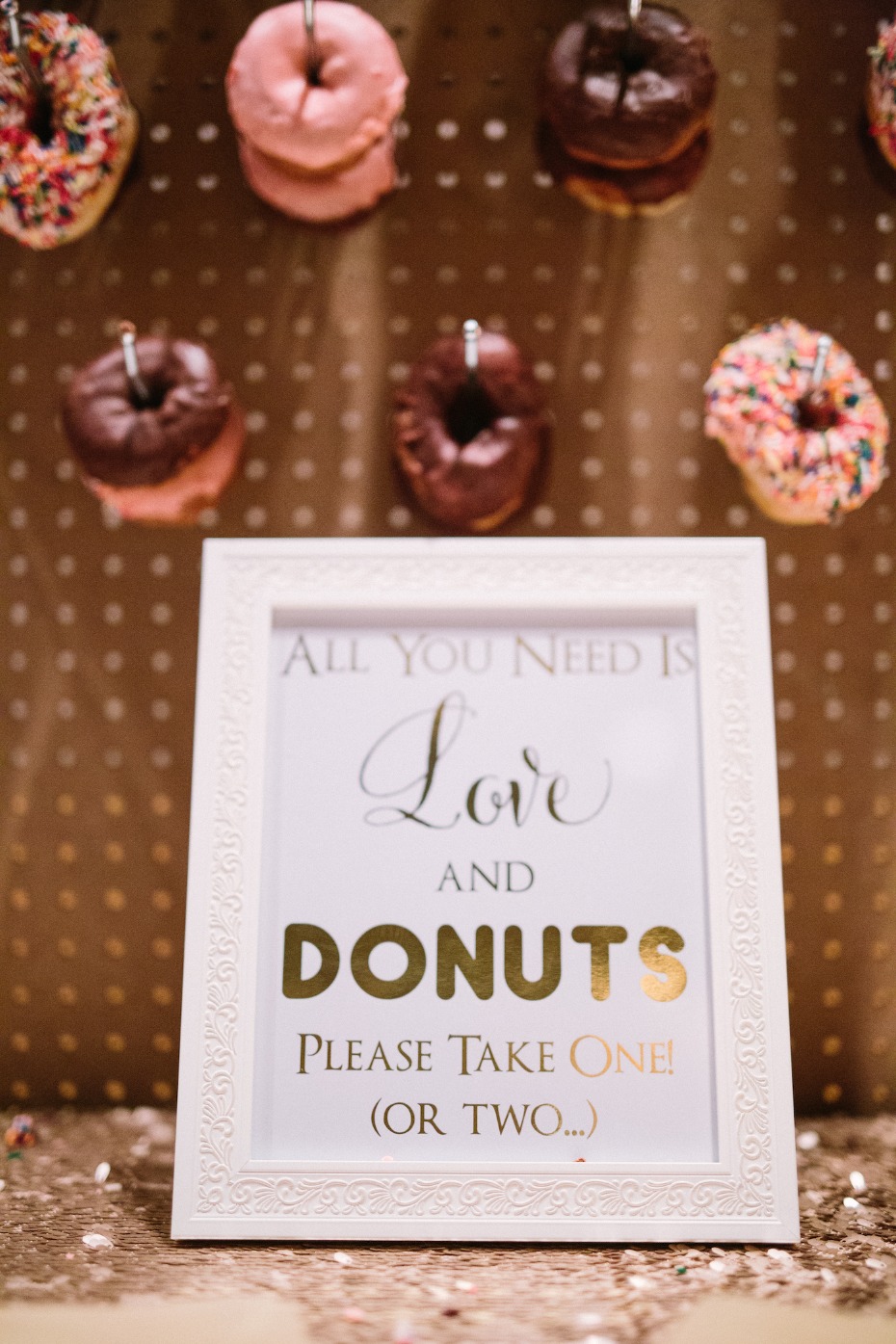 Donut wall sign