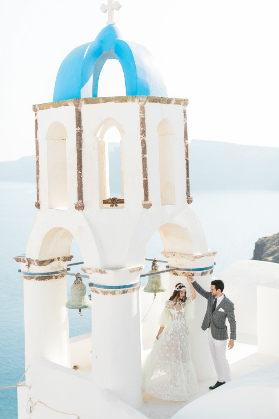 Get married in Santorini