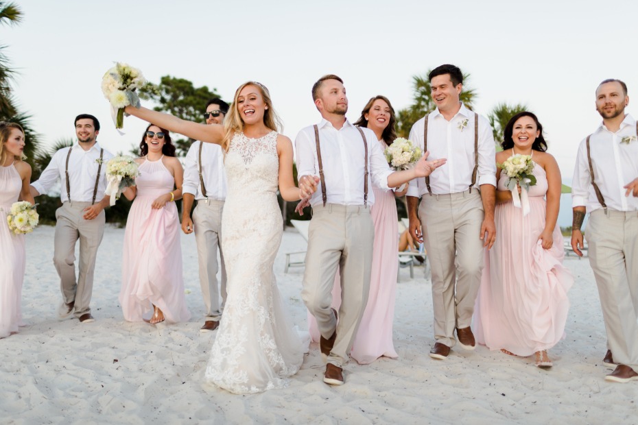 Sheraton Bay Point Resort Wedding on the Beach Photo by Kiersten Grant
