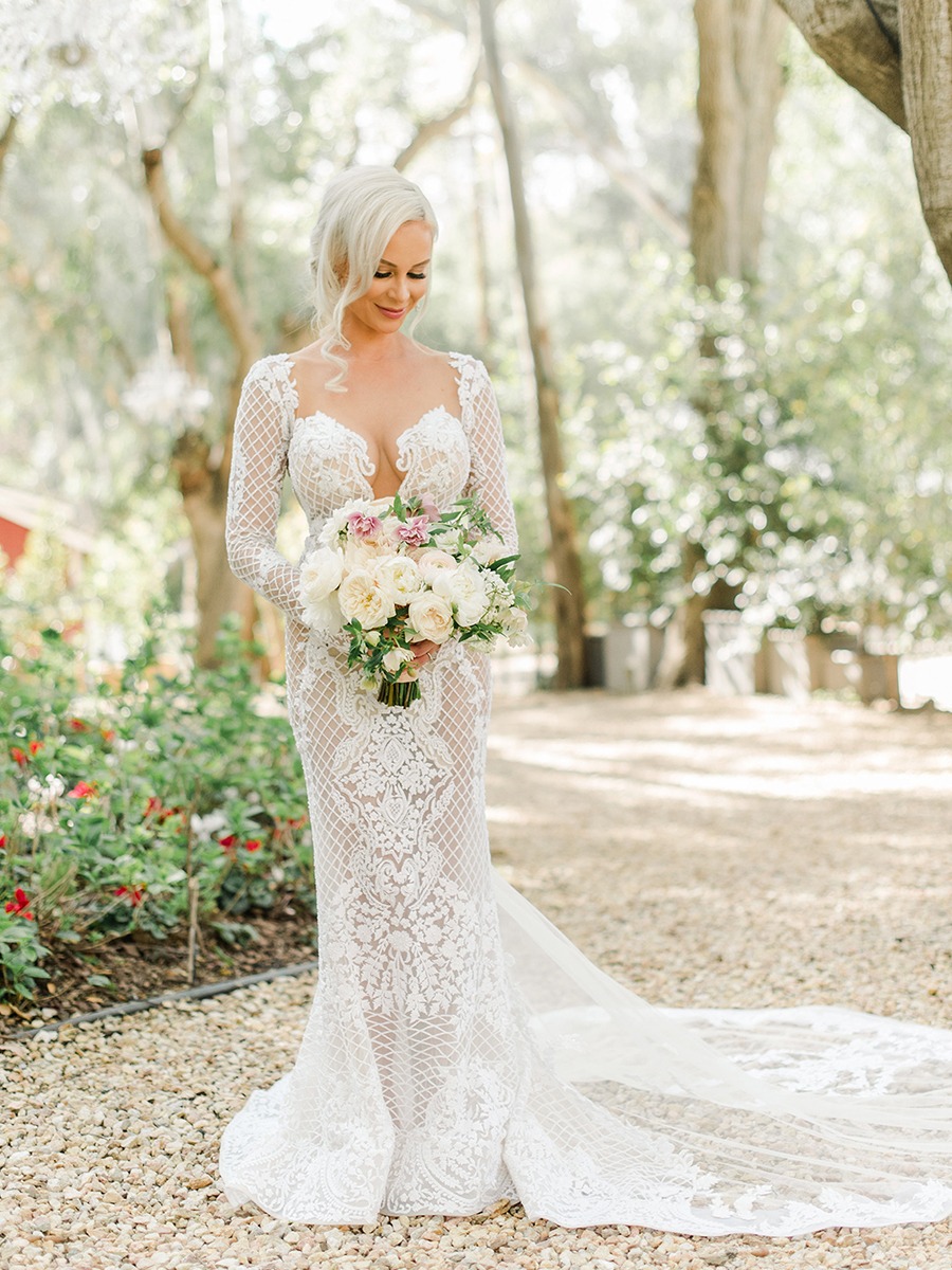 How To Have A Blush And Ivory Wedding At Calamigos Ranch