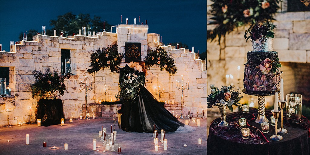 How To Have A Dark And Dramatic Themed Wedding
