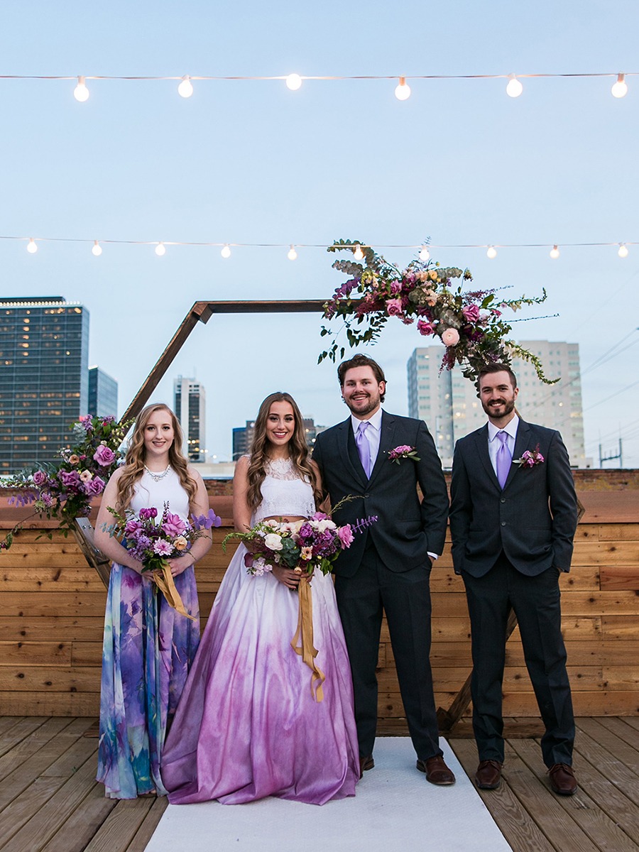 How To Have A Neon And UltraViolet Wedding Day
