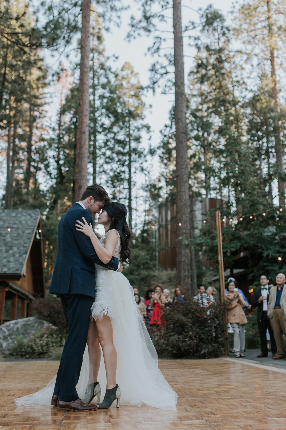 First dance in the woods