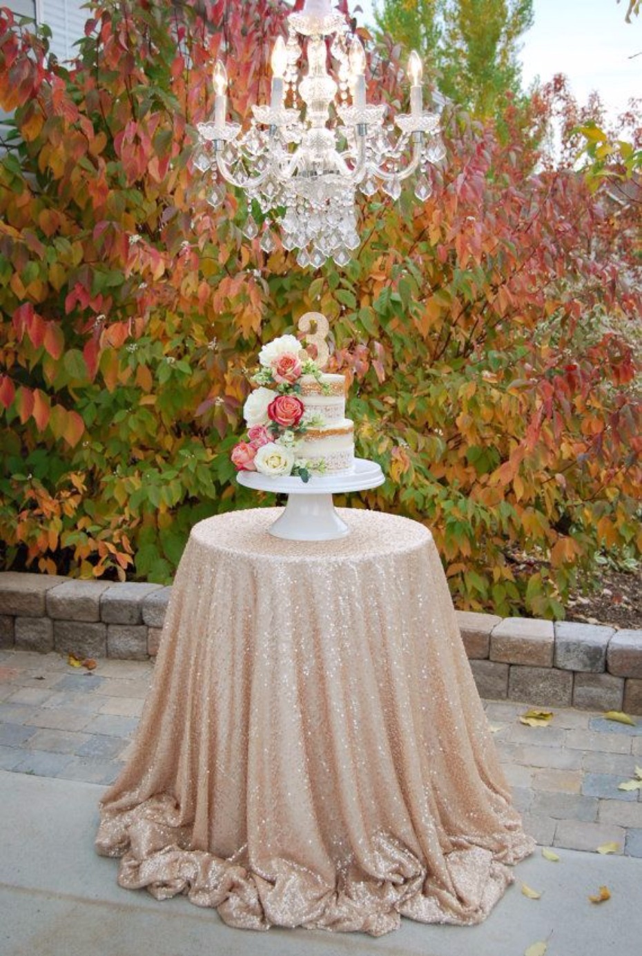 save money by buying your table cloth as opposed to renting them