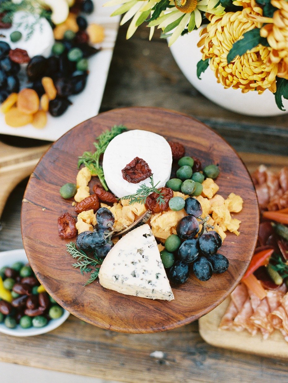 Summer Wedding Cocktail-Hour Ideas: Cheese Stations