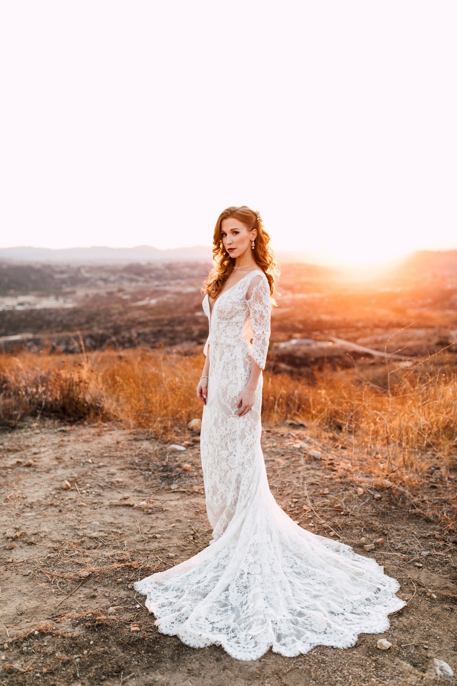Gorgeous lace wedding dress