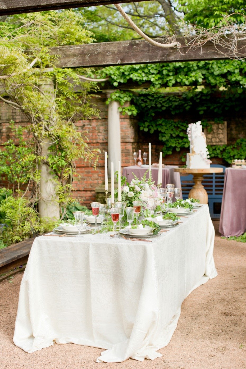 Garden wedding reception ideas