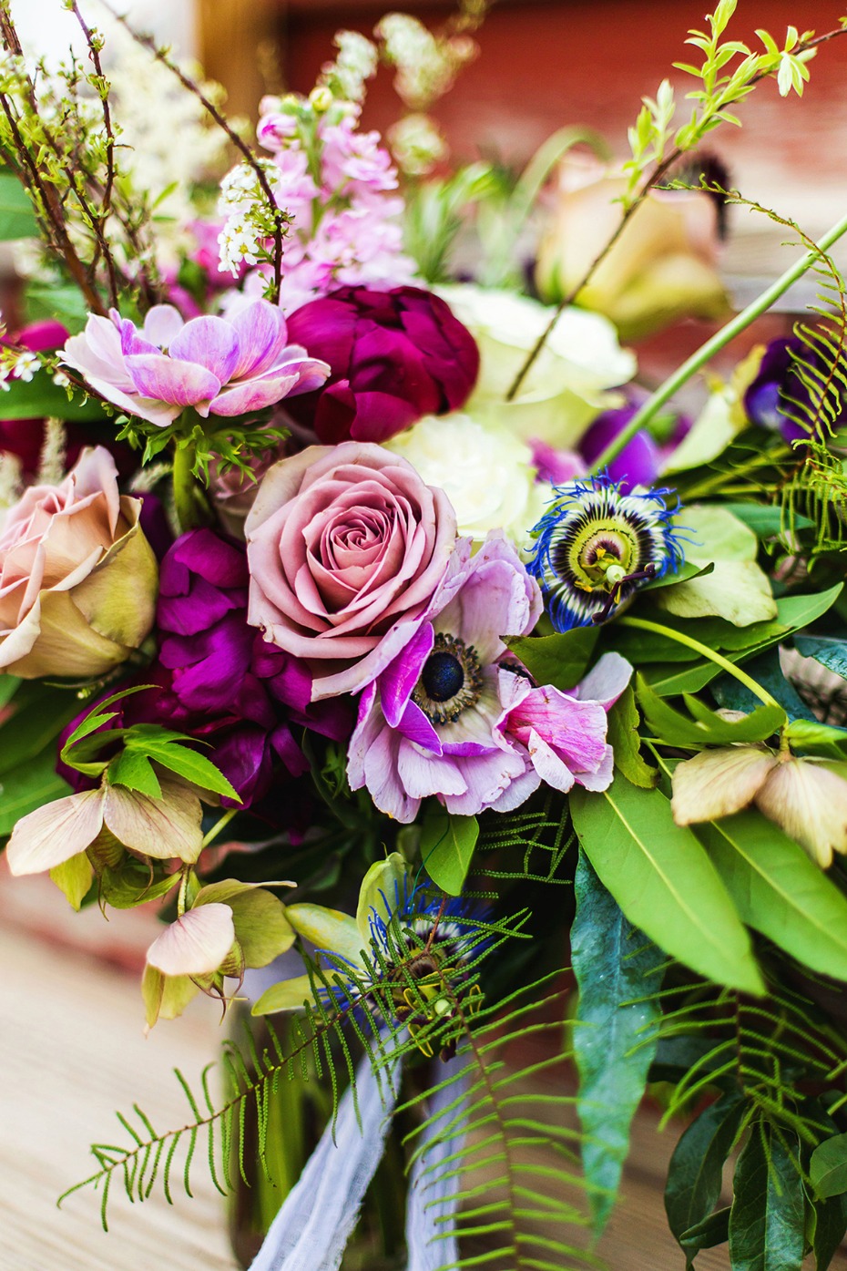 pink and fuchsia wedding flowers