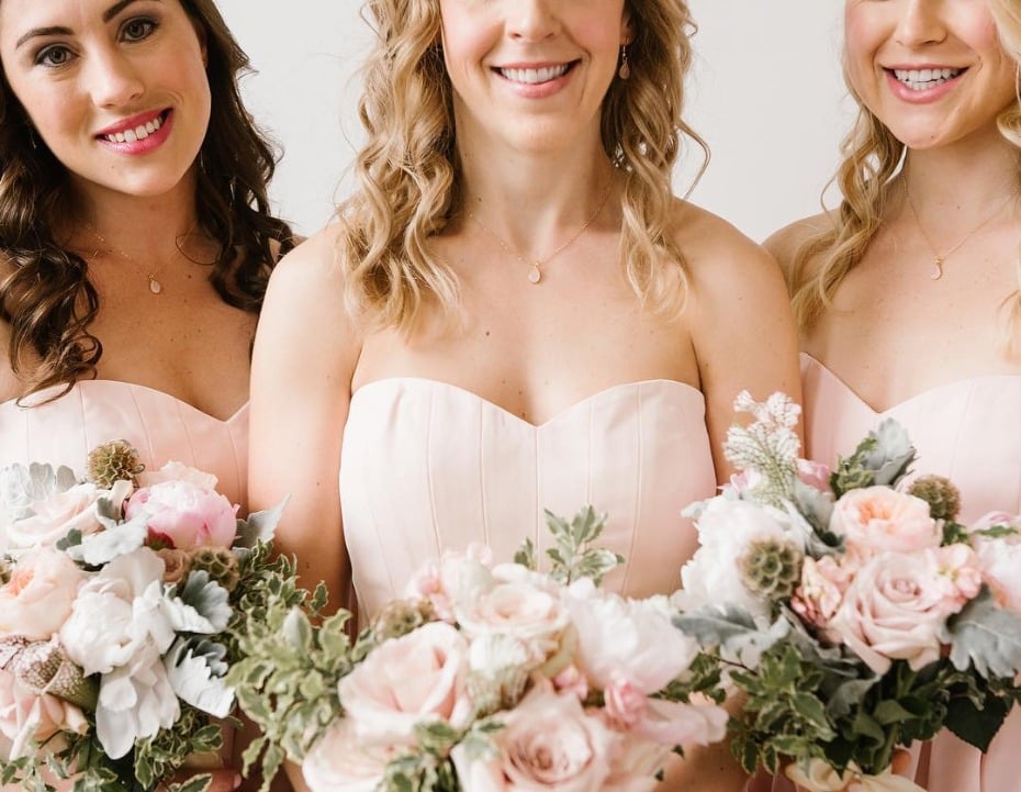 Bridesmaid Necklaces from grace+hudson jewelry
