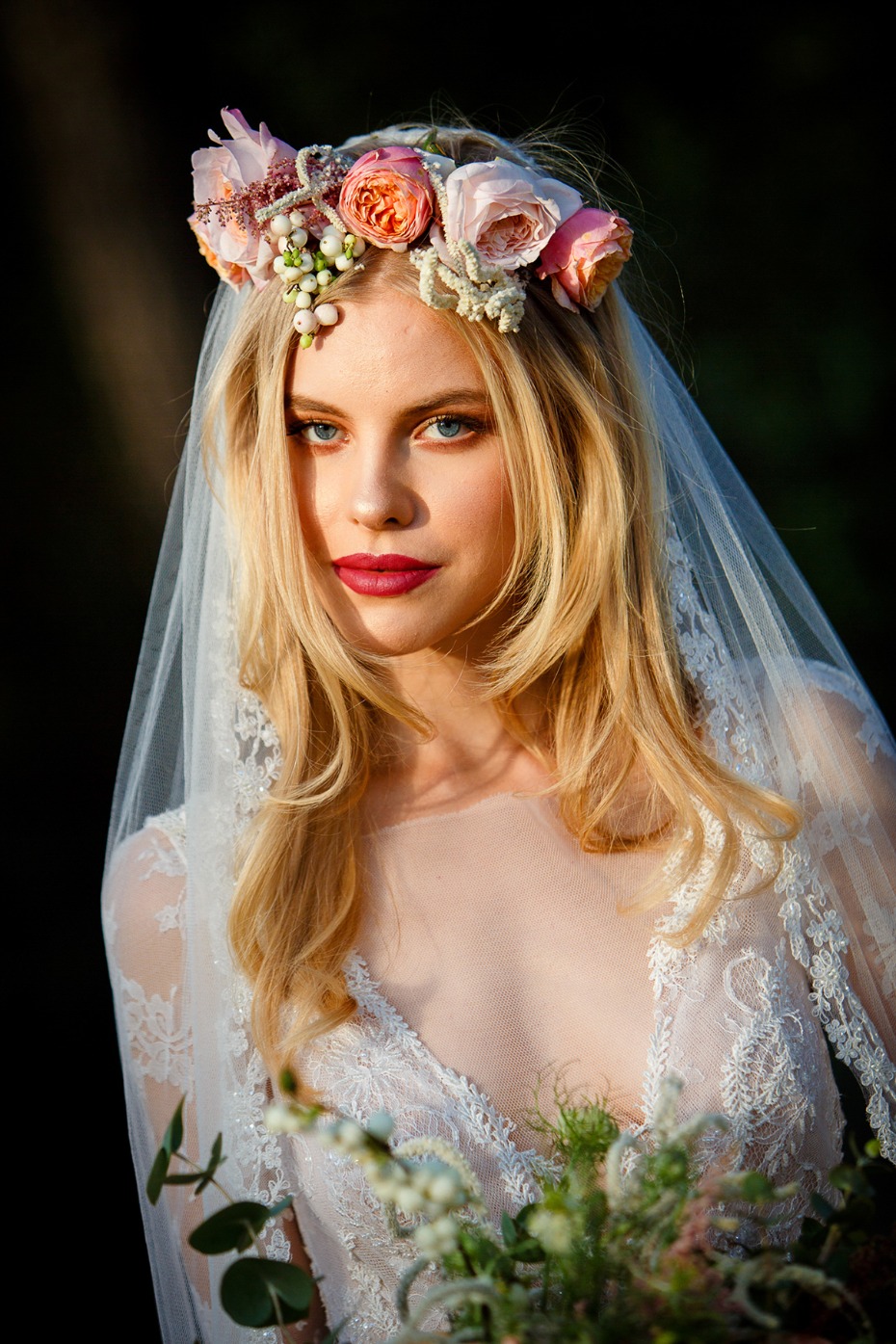 flower crown for your bridal style