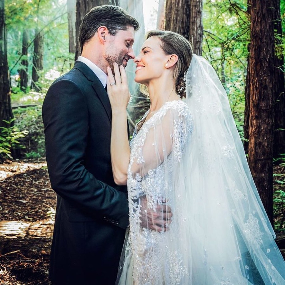 Hilary Swank Gets Married in the Redwoods 8.18.18