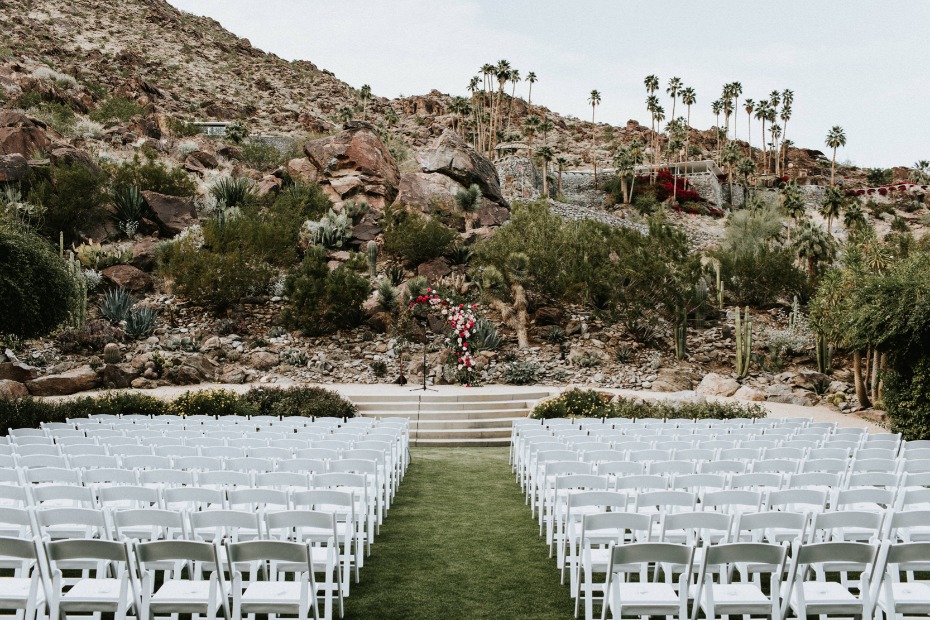 Luxury desert wedding in Palm Springs