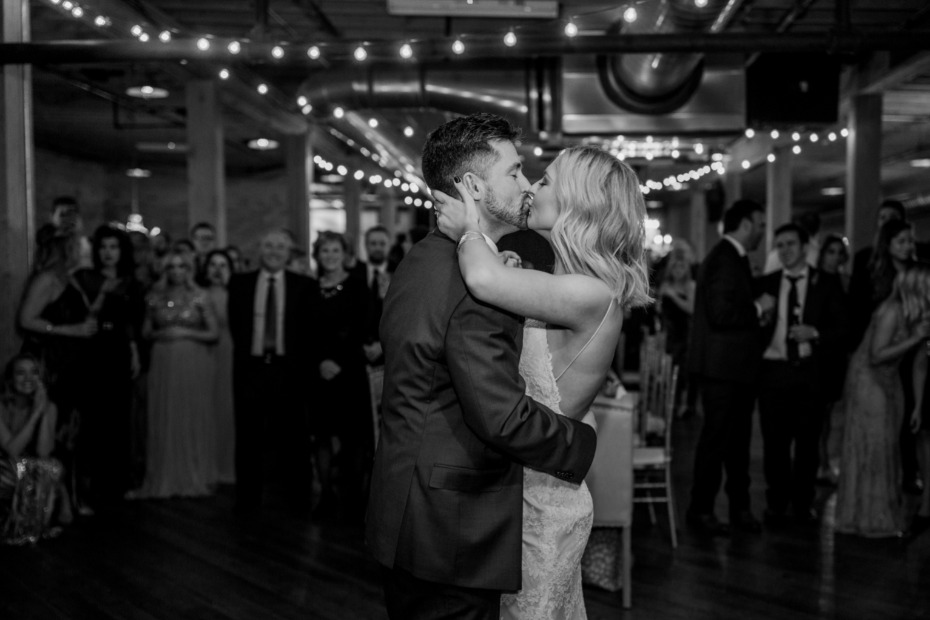 Kayla Cummings and Her Husband Griffin Kissing On the Dance Floor