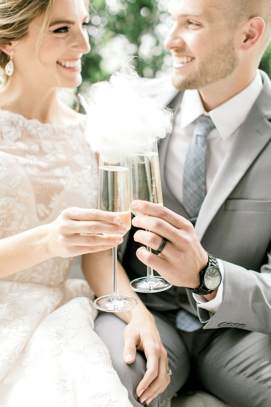 cheers to the newlyweds