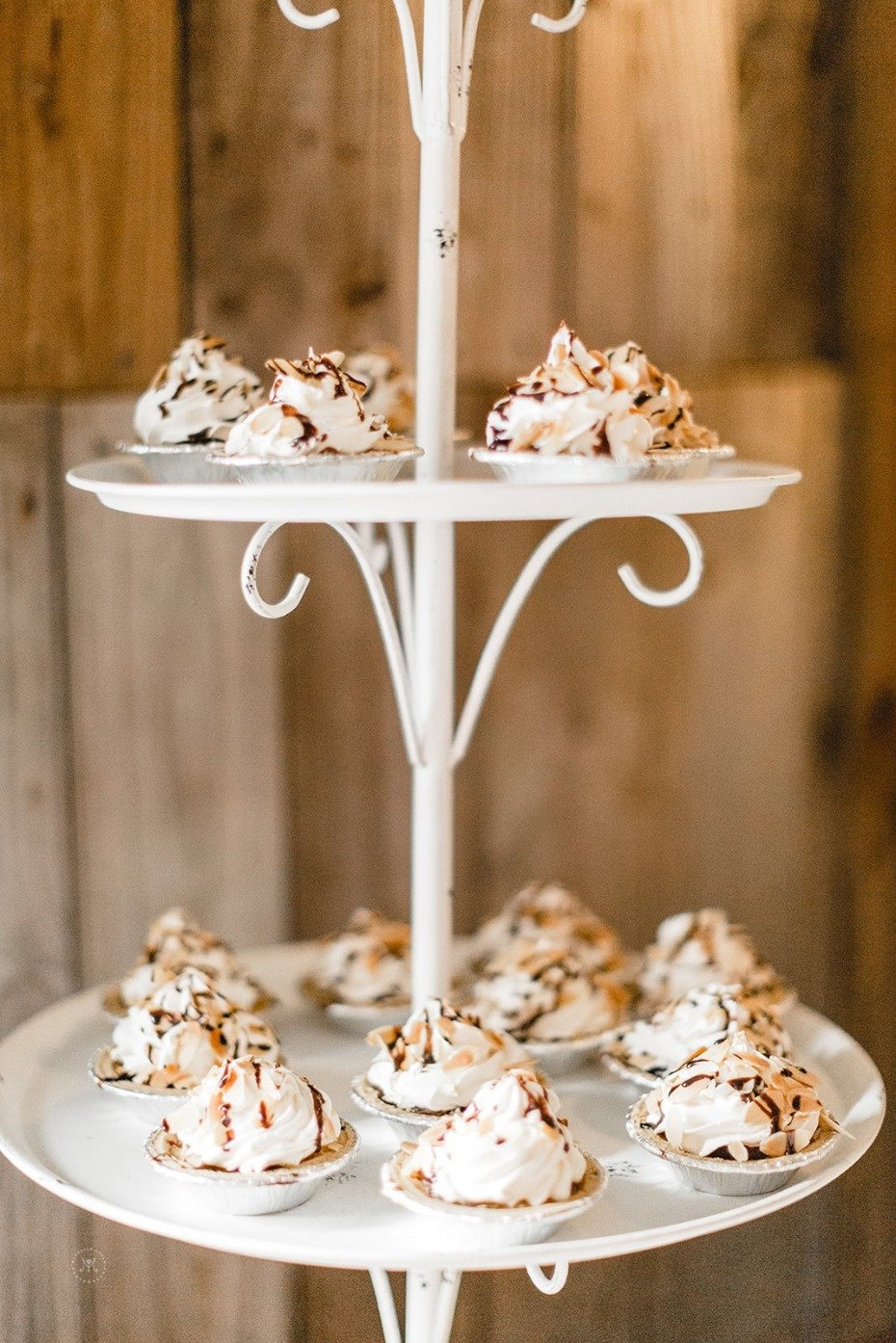 Mini wedding pies