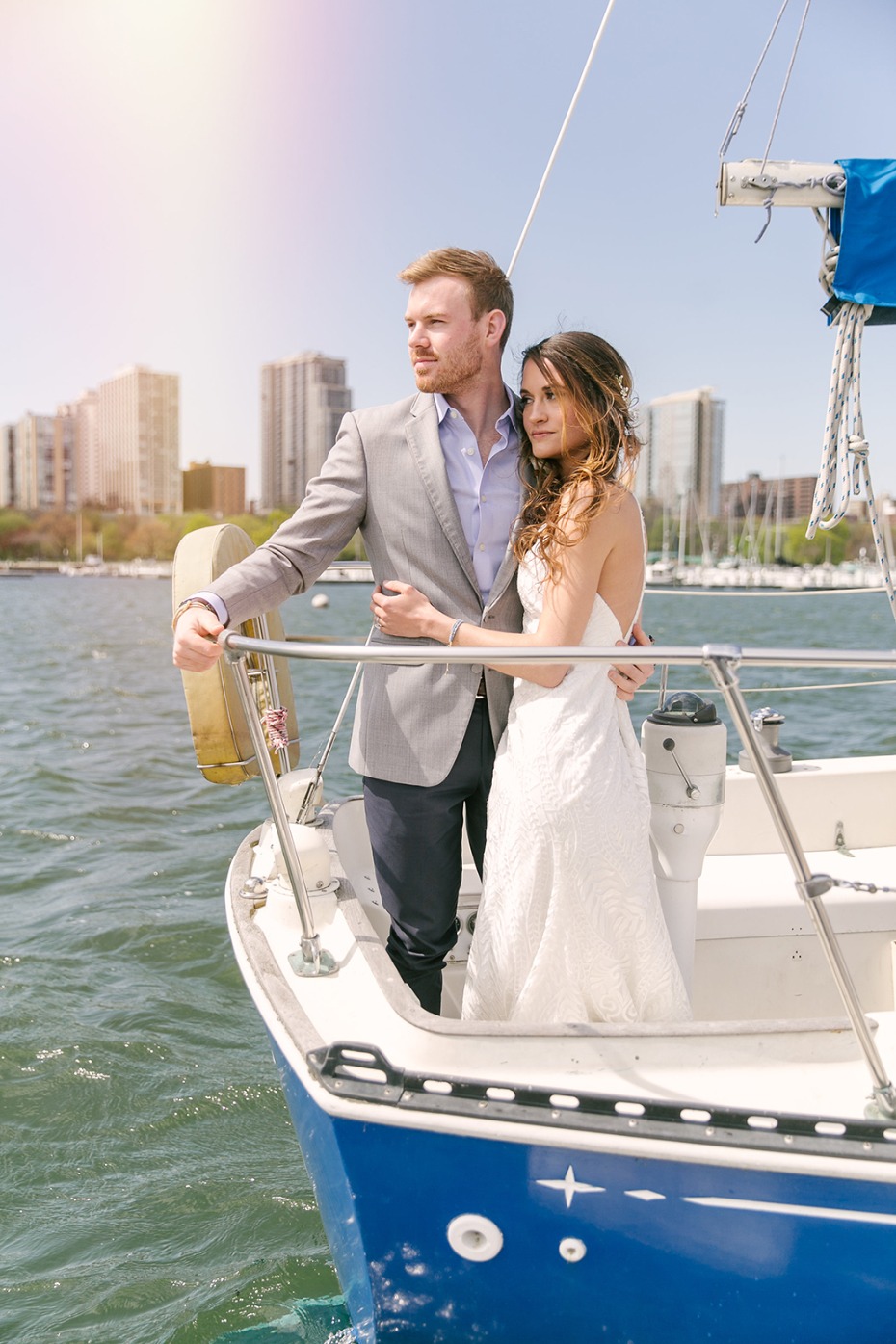 wedding day sail