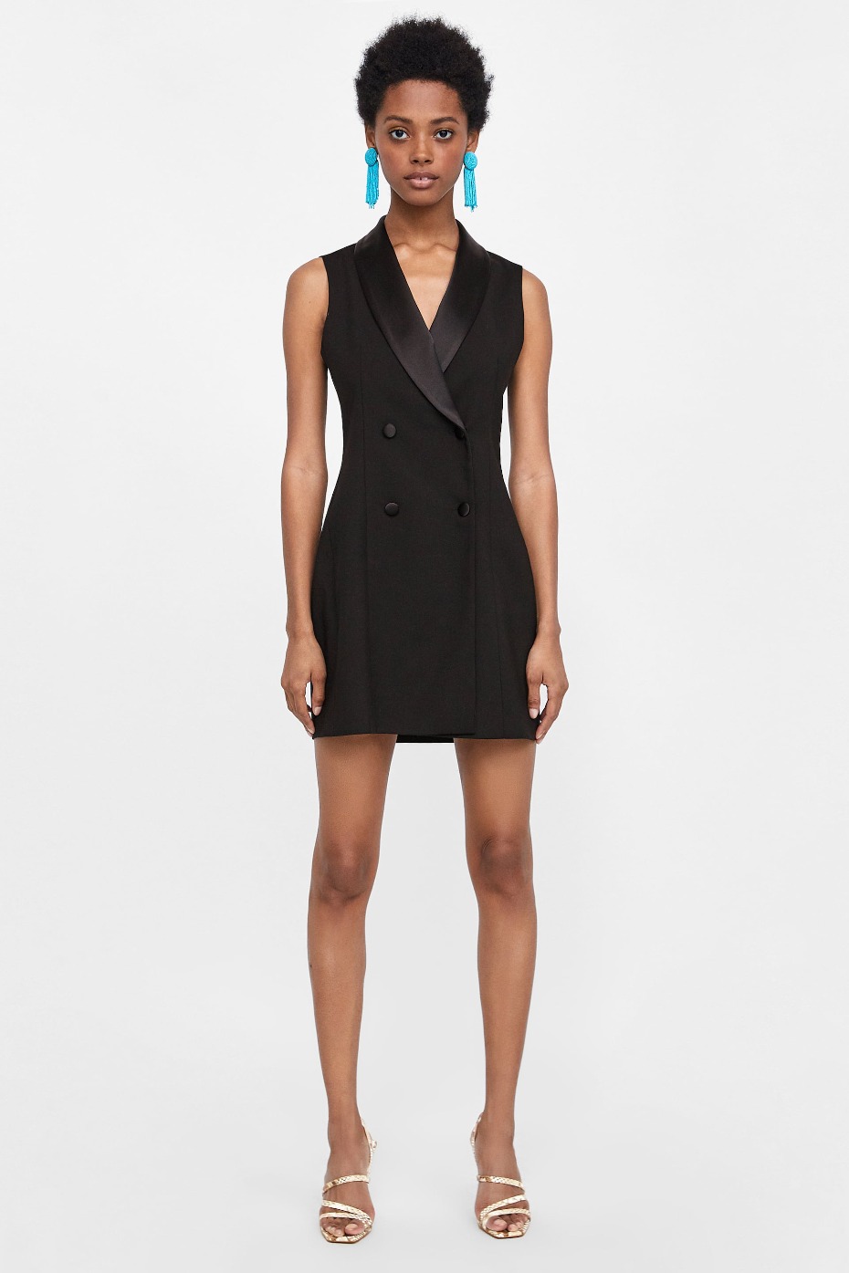 Zara Tuxedo Dress Vest