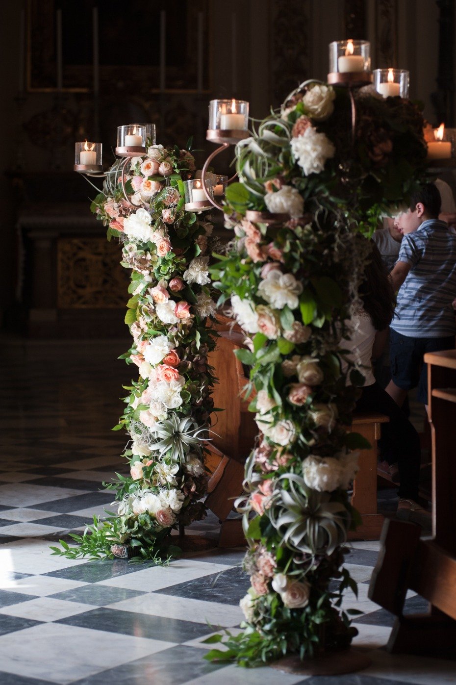 Ceremony florals decor