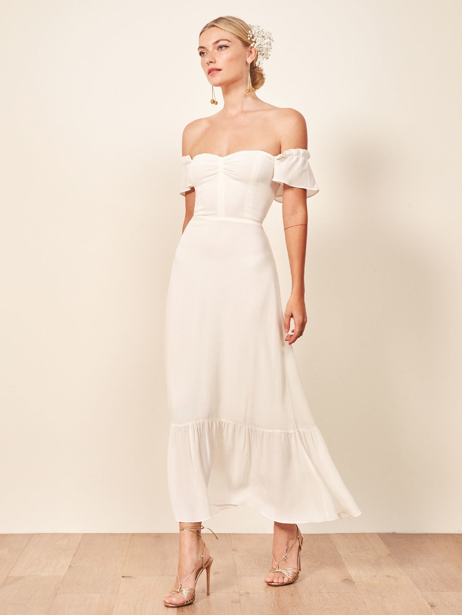 Reformation Butterfly Gown for Fall 2018