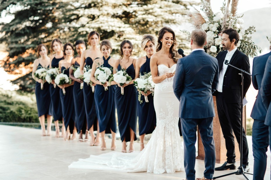 Lakeside ritzy Idaho wedding