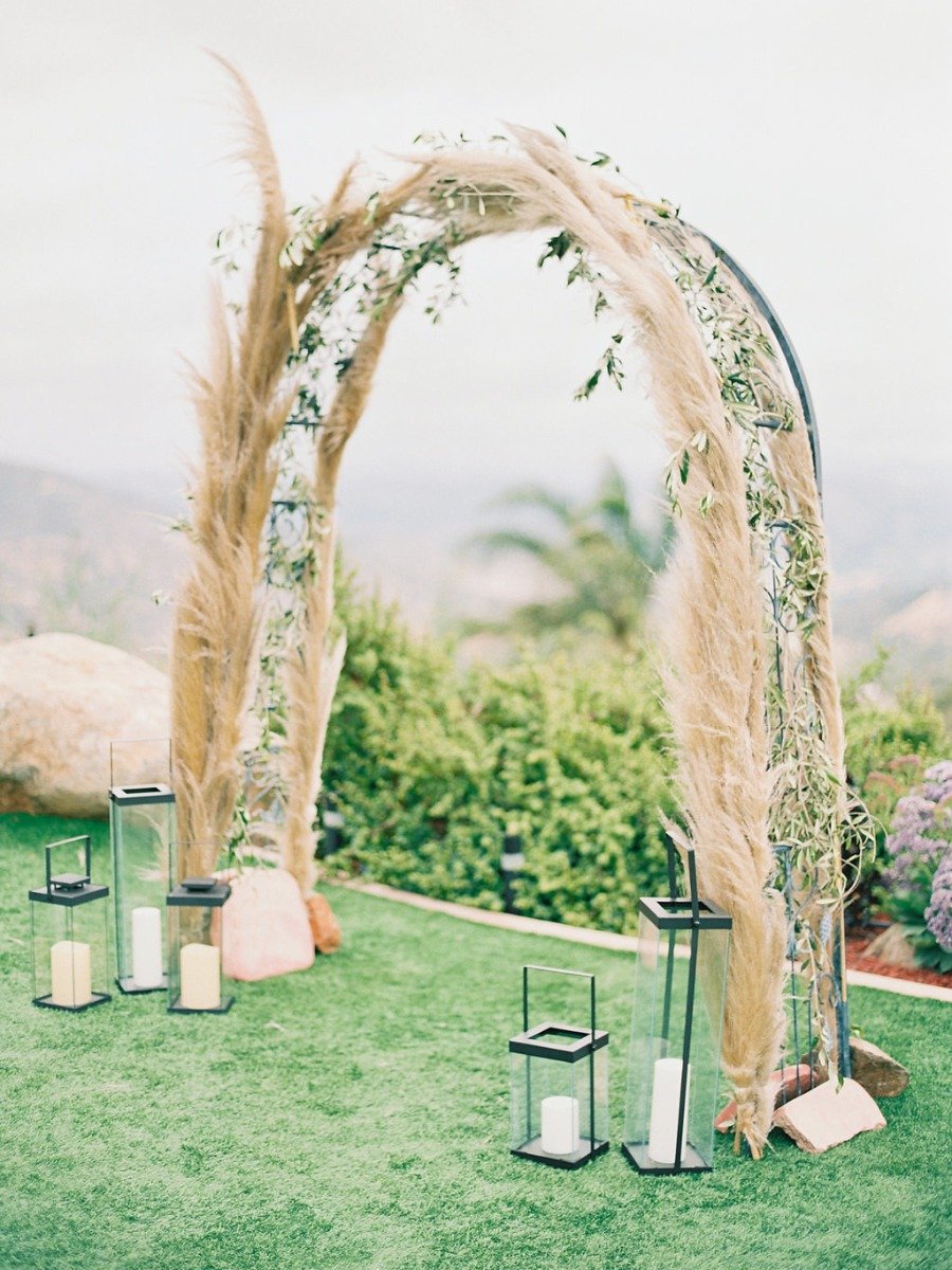 A Gorgeous Airbnb Wedding in the Hills of San Diego for 10k