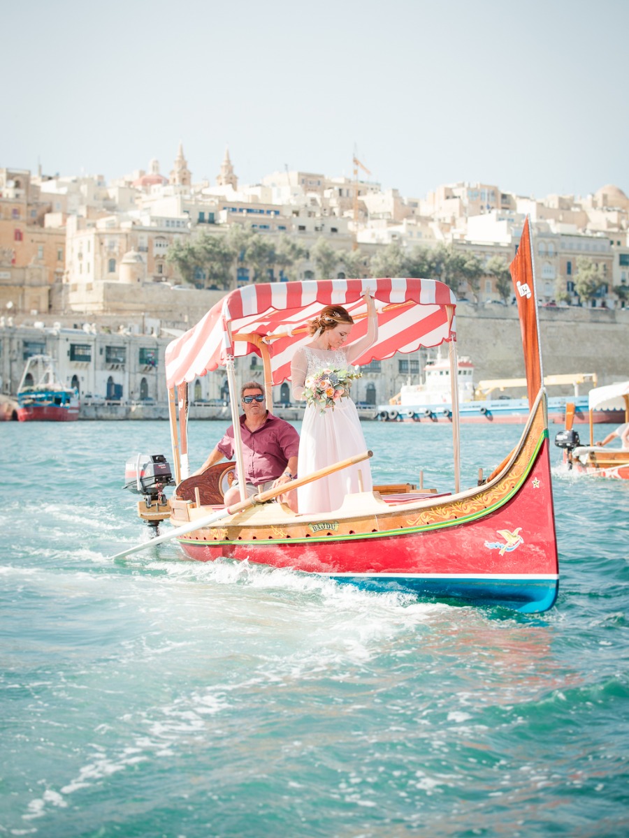 An Elegant Rose Gold and Greenery Wedding in Malta