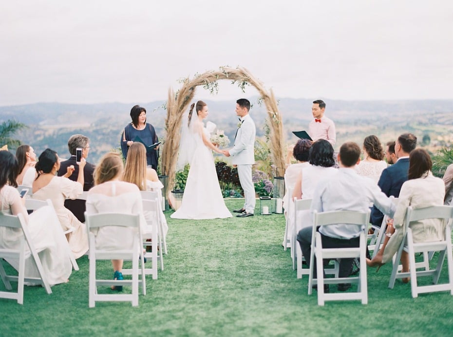 Outdoor ceremony in San Diego
