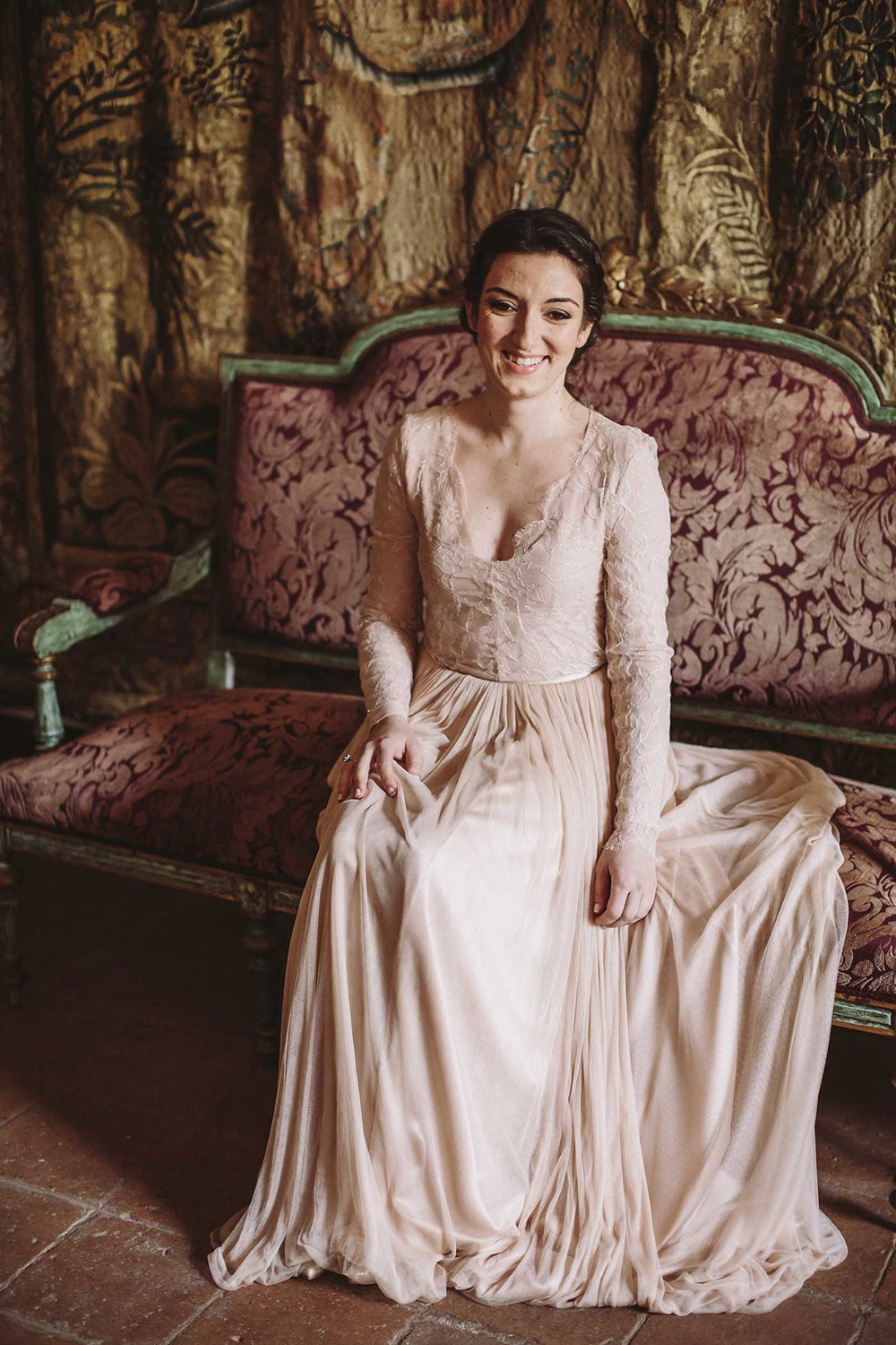 vintage wedding dress by Emily Riggs