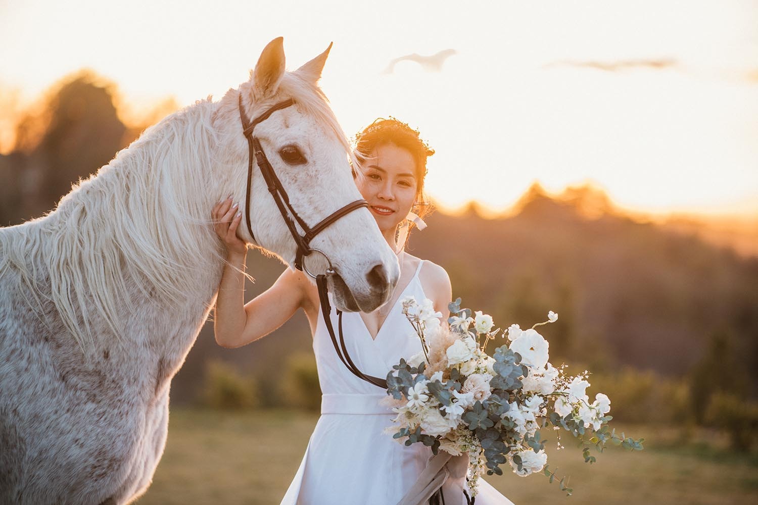 classicromanticweddingdaywithanadorabletwist61