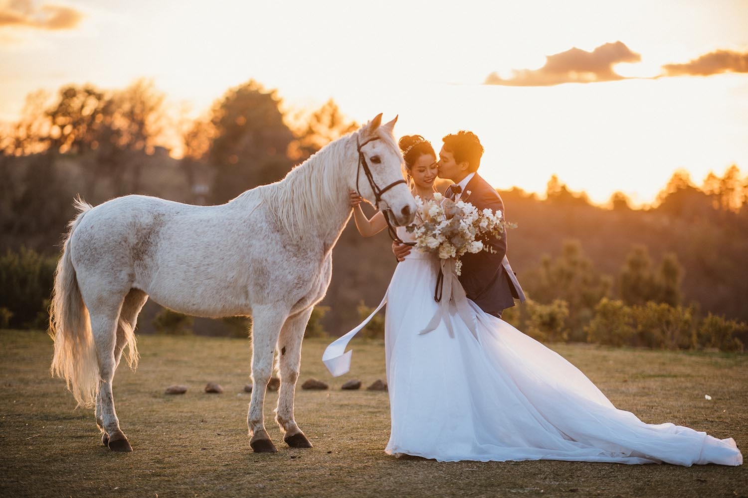 classicromanticweddingdaywithanadorabletwist62