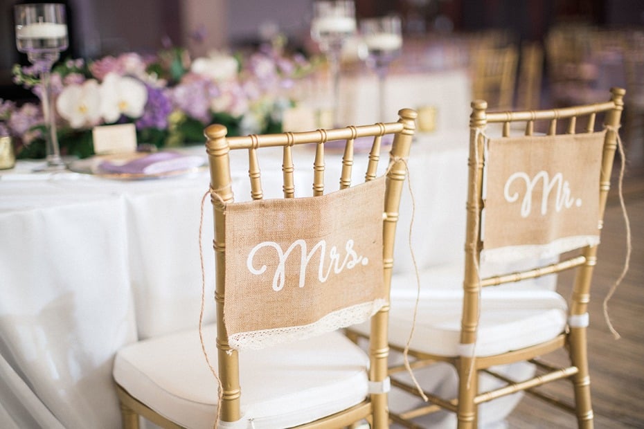 wedding couple seating signs