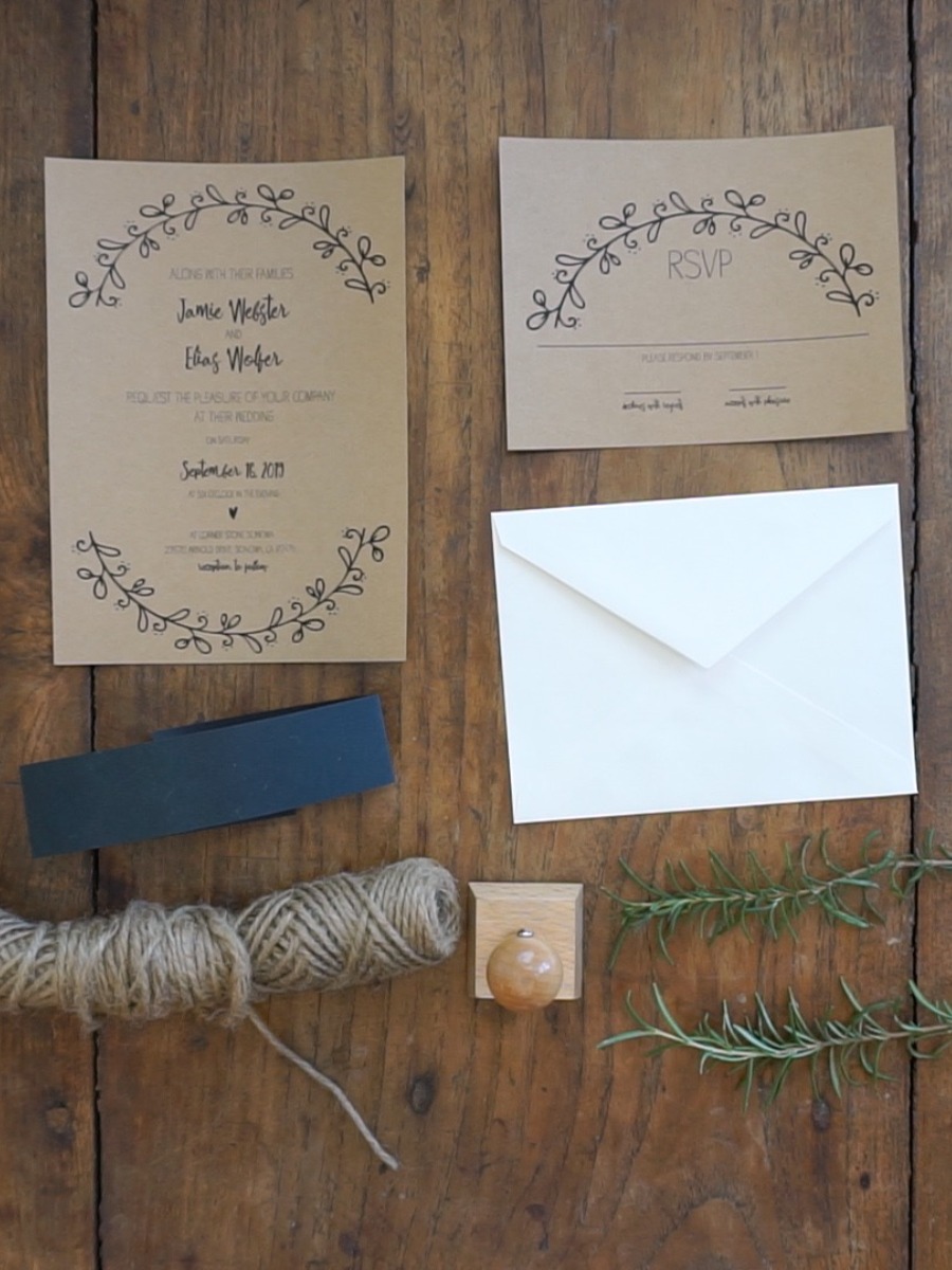How to DIY Your Wedding Invites or at Least Dress Them Up