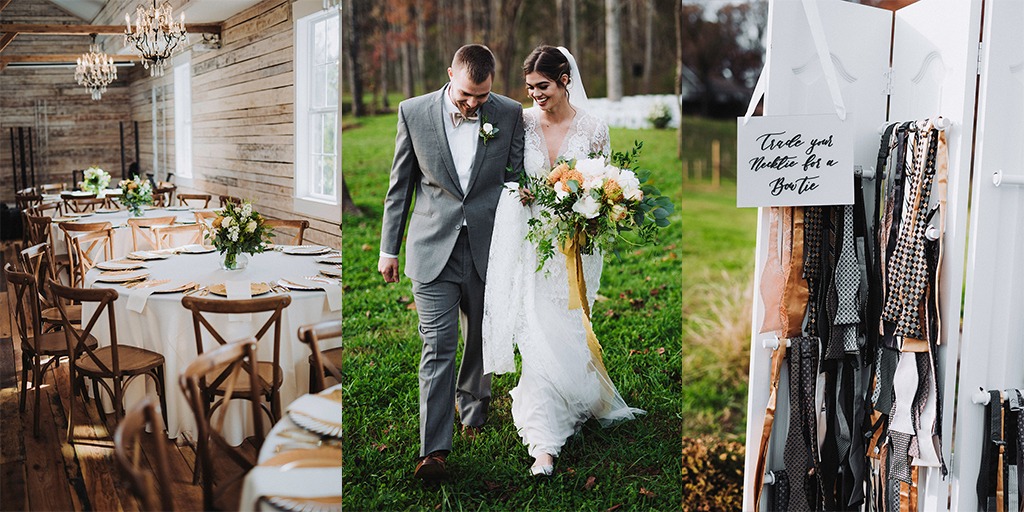 How To Have A Beautiful Fall Wedding With A Pop Of Yellow