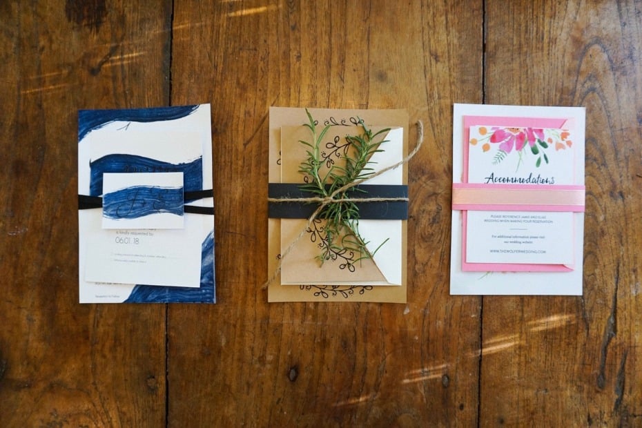 DIY Wedding Invitations Using Free Printables from Wedding Chicks