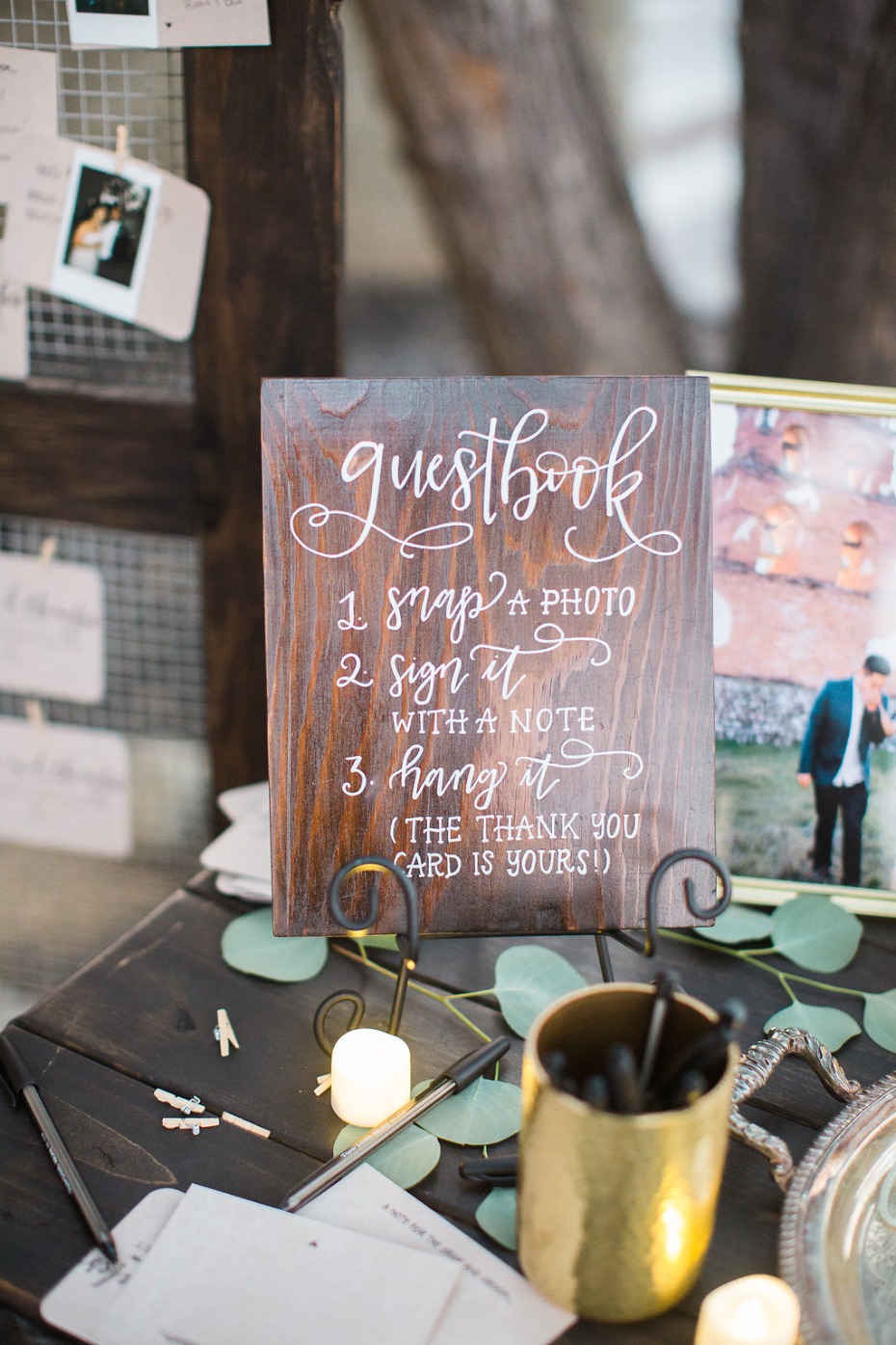 Have a polaroid guest book