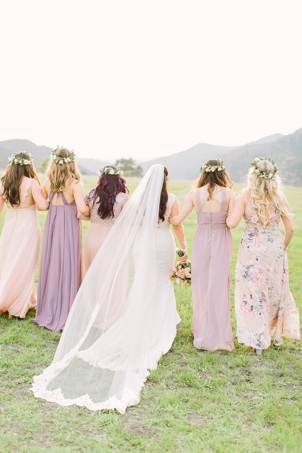 mismatched bridesmaid styles
