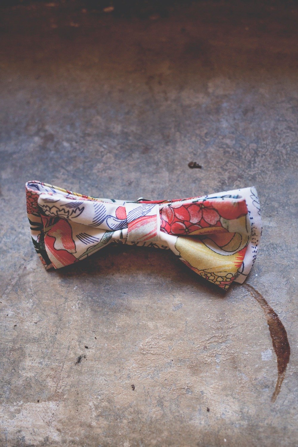 floral bow tie