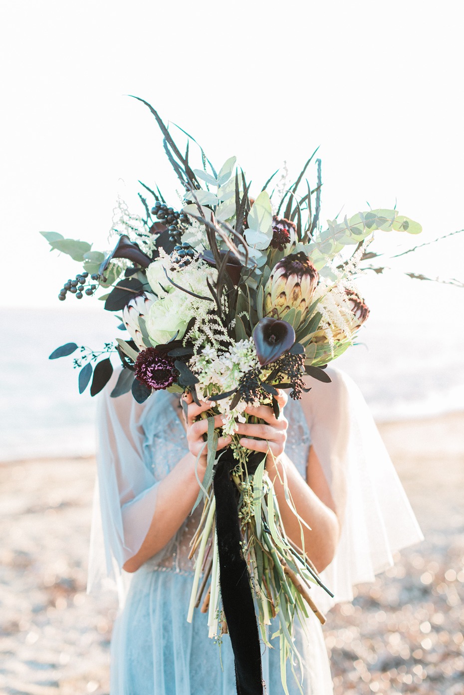 beach vibe wedding bouquet