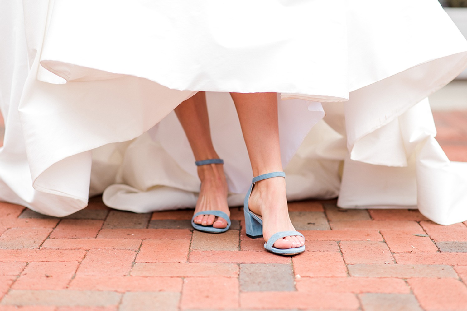 soft blue wedding shoes
