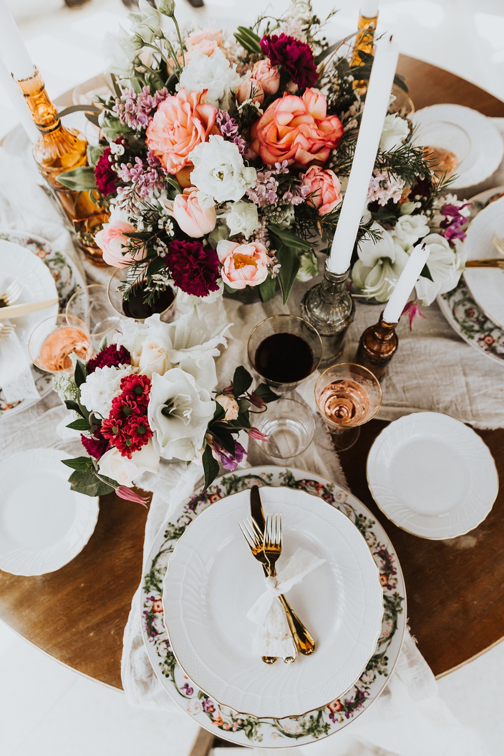 romantic Italian wedding table