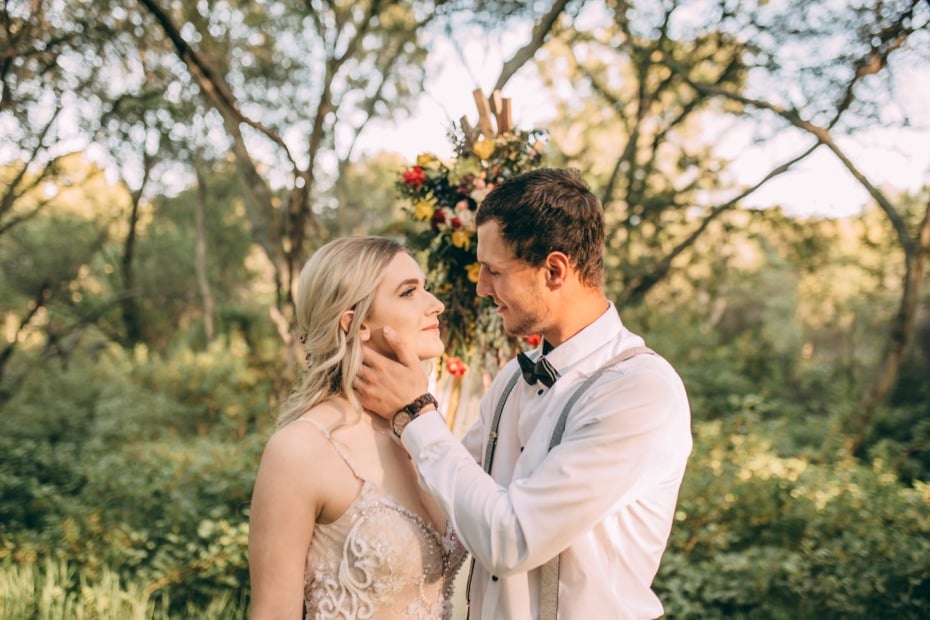 This Boho-Style Elopement Shoot at Folsom Lake Is Tee-Pee(p)-Worthy