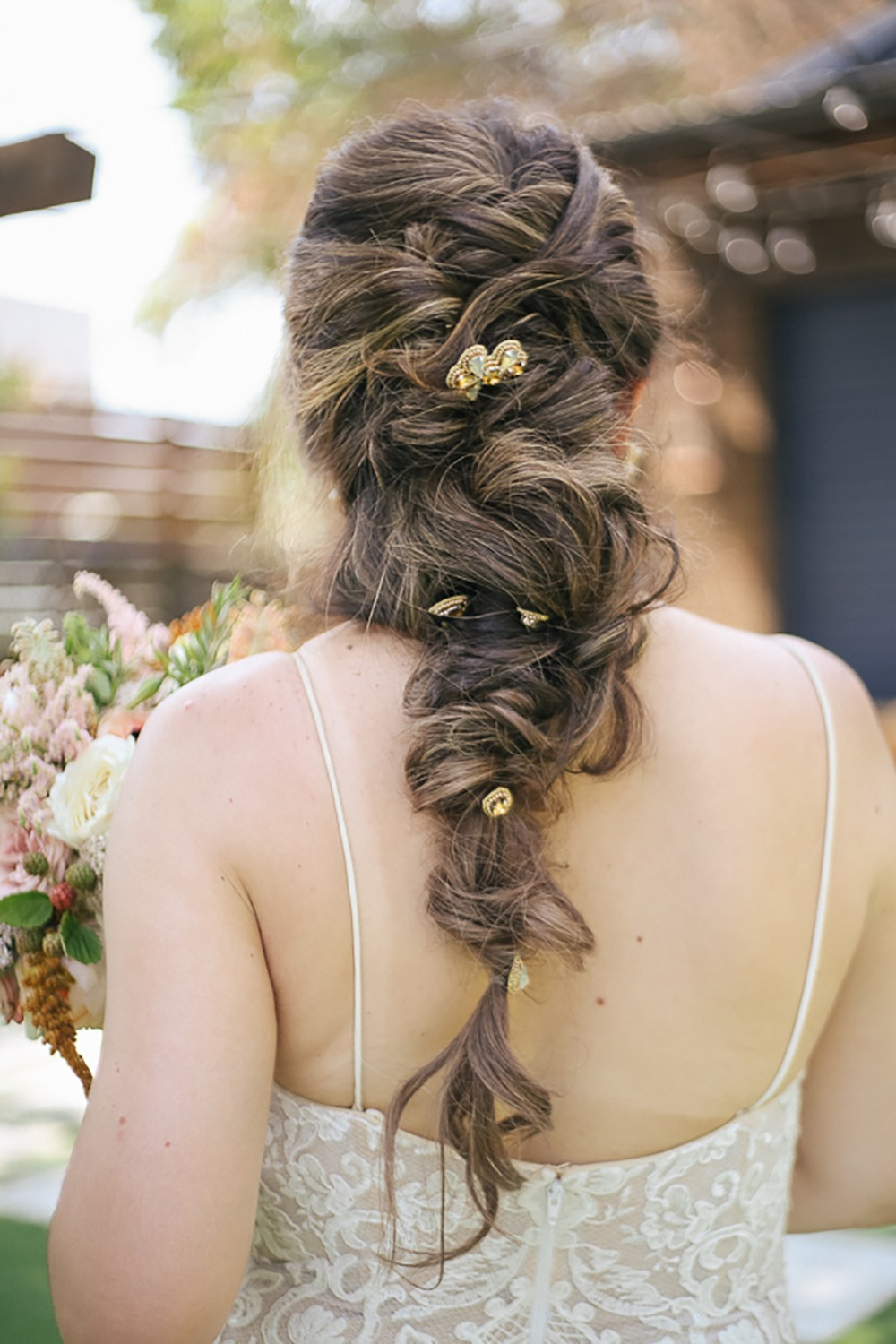 loose and romantic fishtail braid