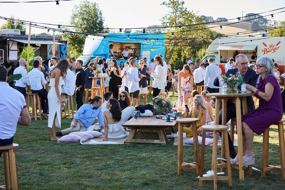 Have food trucks at your wedding.