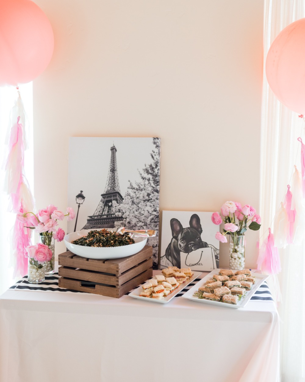 french themed bridal shower idea