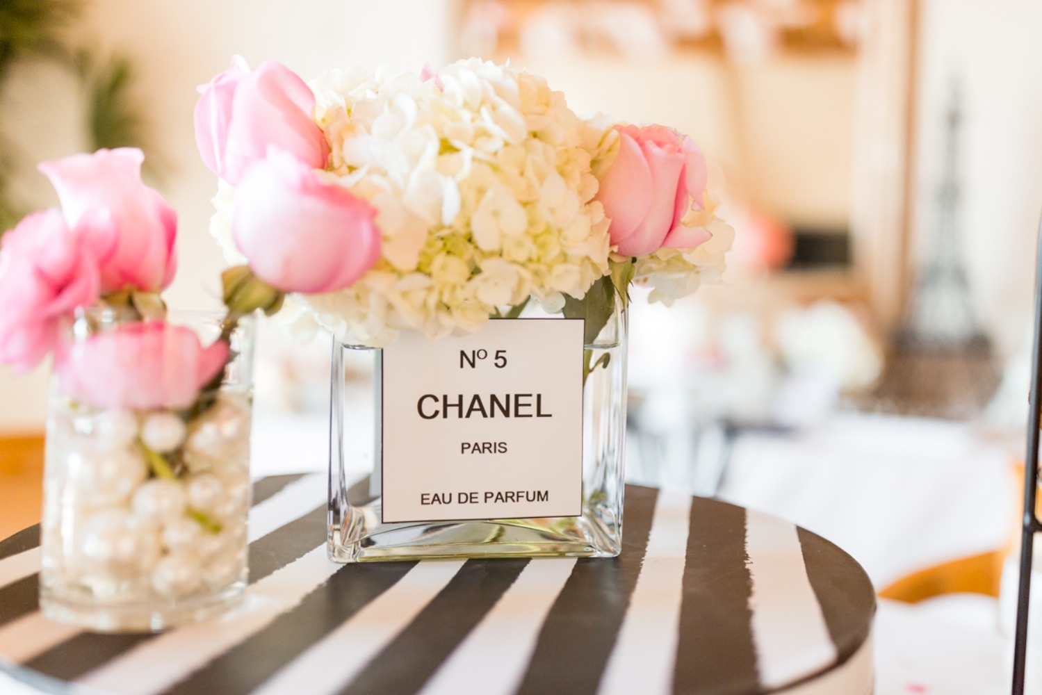 Chanel No 5 flower vase