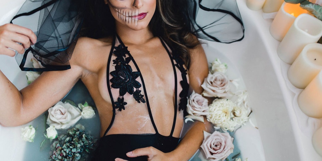 Spice up your Halloween with a Sexy Boudoir Shoot