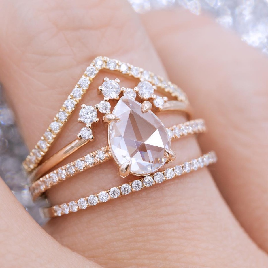 Everett Engagement Rings Were Made for Stacking