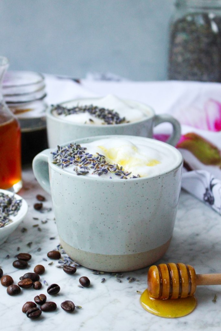 Honey lavender latte