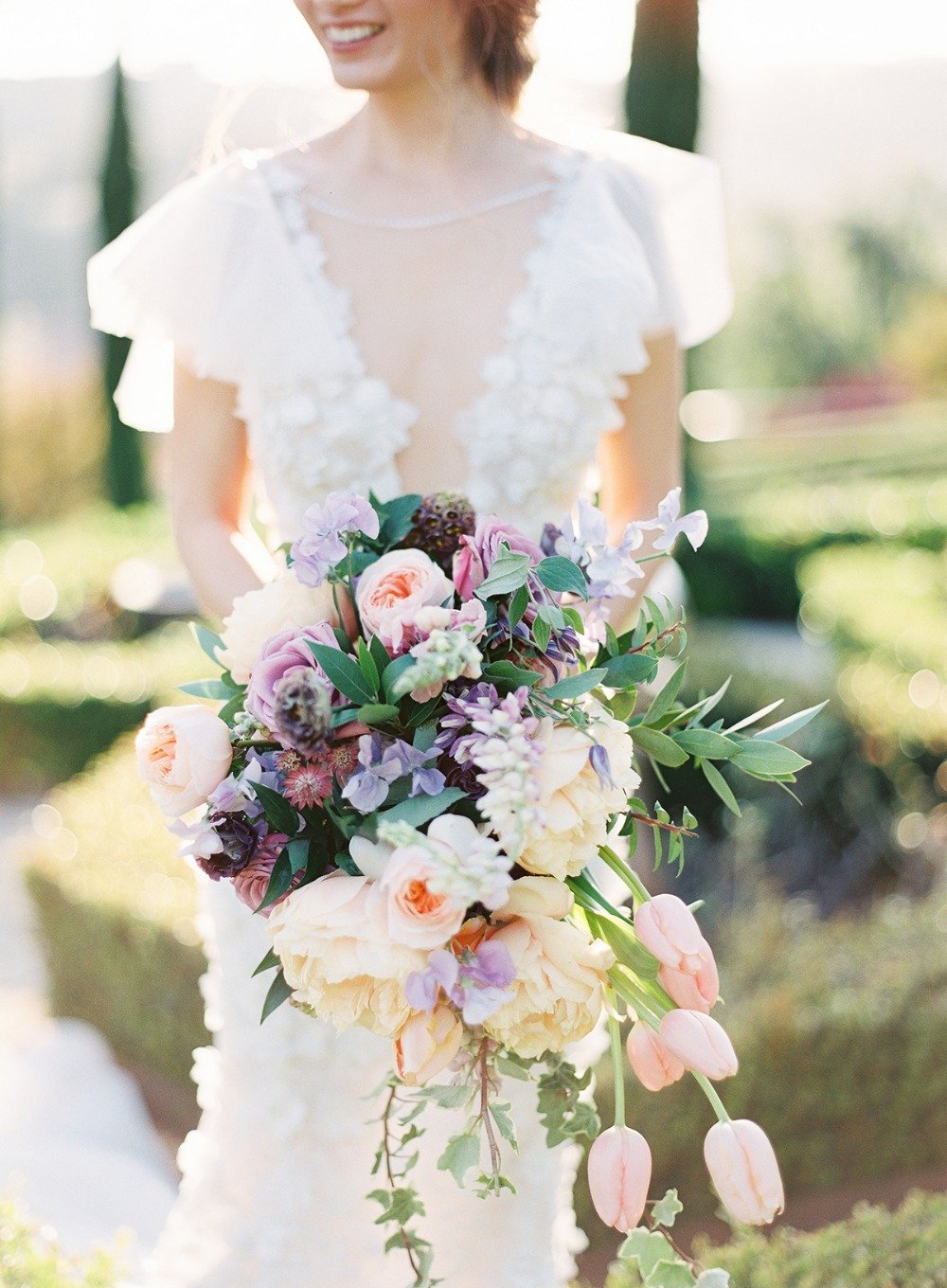 garden inspired wedding bouquet